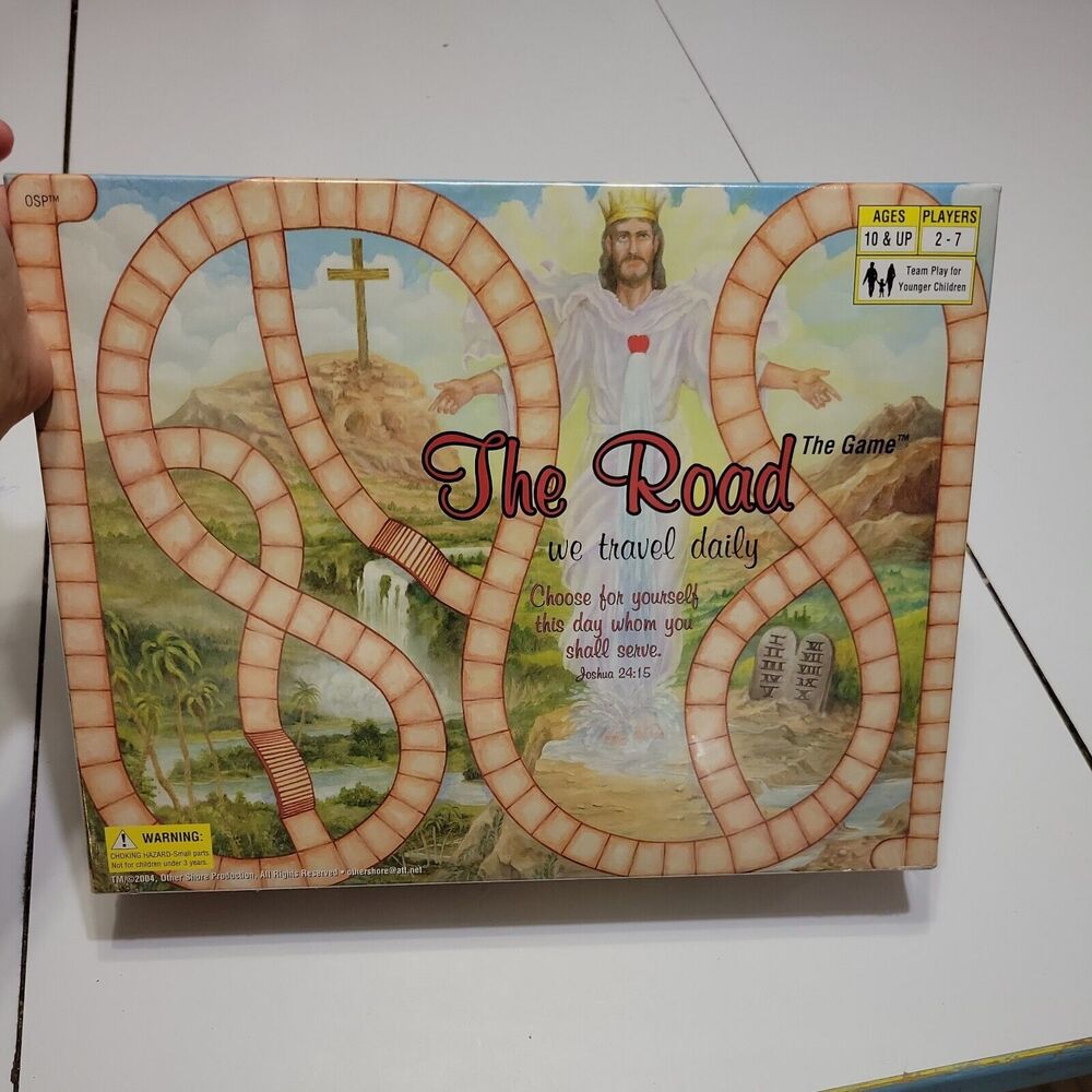 Christian Board Game The Road Travel Daily Present Gift Joshua 24:15 Jesus New - Picture 3 of 11